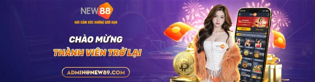 Banner khuyến mãi chào mừng thành viên mới CV88